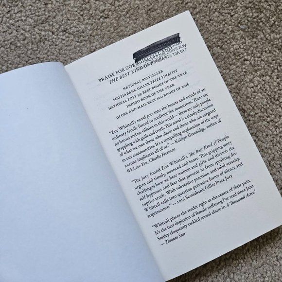 4/$25 The‎ Best Kind of People by Zoe Whittall - Paperback - Picture 2 of 6